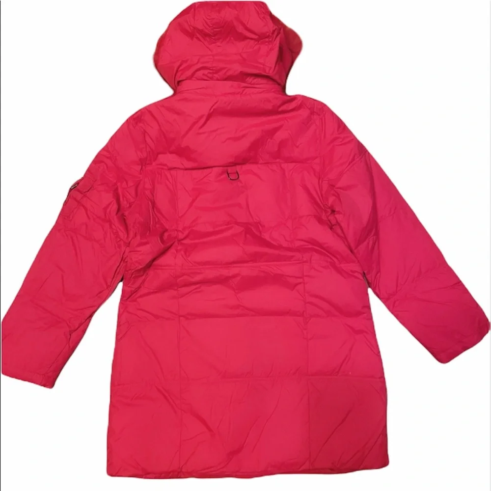 Red Winter Down Puffer Jacket